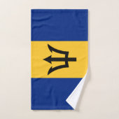 Patriotic Barbados Flag Handdoek (Handdoek)