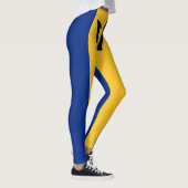 Patriotic Barbados Flag Leggings (Rechts)