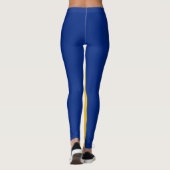 Patriotic Barbados Flag Leggings (Achterkant)