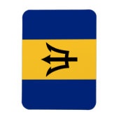 Patriotic Barbados Flag Magneet (Verticaal)