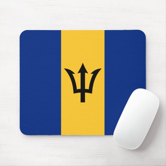 Patriotic Barbados Flag Muismat (Met muis)