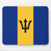 Patriotic Barbados Flag Muismat (Voorkant)