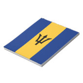 Patriotic Barbados Flag Notitieblok (Linkerzijde)