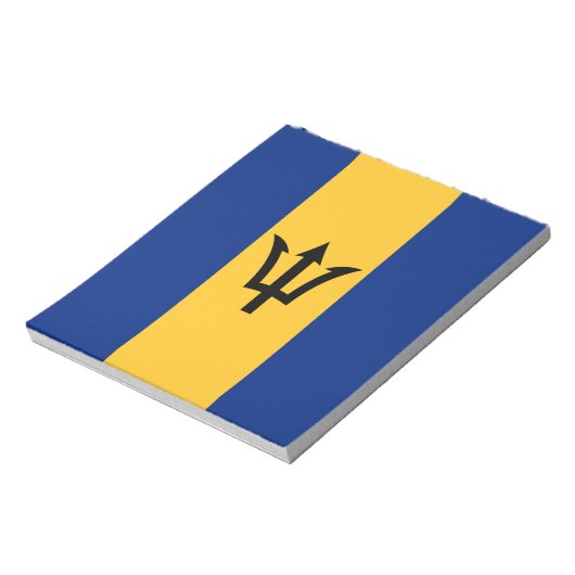 Patriotic Barbados Flag Notitieblok (Linkerzijde)