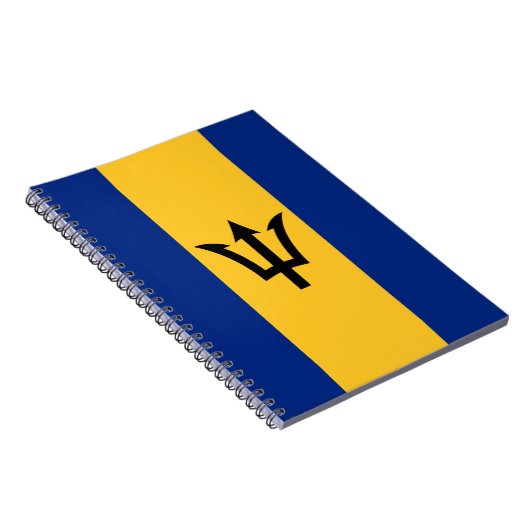 Patriotic Barbados Flag Notitieboek (Rechterzijde)