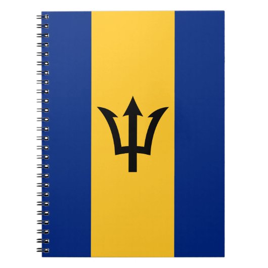 Patriotic Barbados Flag Notitieboek (Voorkant)