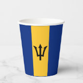 Patriotic Barbados Flag Papieren Bekers (Voorkant)