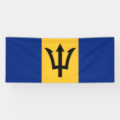 Patriotic Barbados Flag Spandoek (Horizontaal)