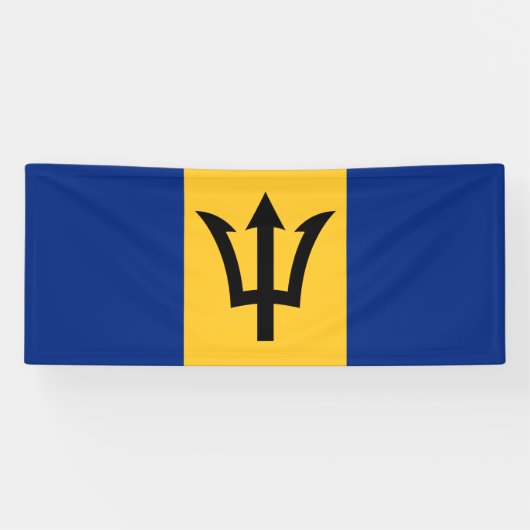 Patriotic Barbados Flag Spandoek (Horizontaal)