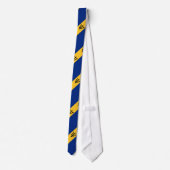 Patriotic Barbados Flag Stropdas (Achterkant)