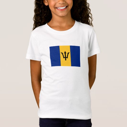 Patriotic Barbados Flag T-shirt (Voorkant)