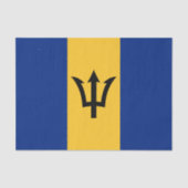 Patriotic Barbados Flag Tissuepapier (Voorkant)