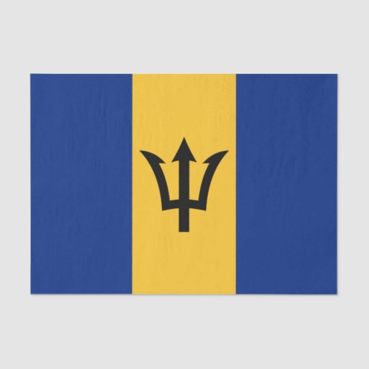 Patriotic Barbados Flag Tissuepapier (Voorkant)