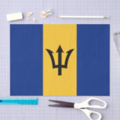 Patriotic Barbados Flag Tissuepapier (Craft)