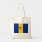 Patriotic Barbados Flag Tote Bag (Voorkant)