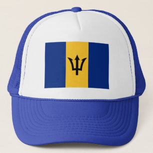 Patriotic Barbados Flag Trucker Pet