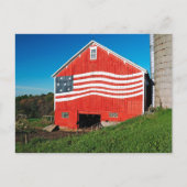 Patriotic Barn Briefkaart (Voorkant)