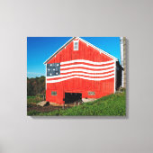 Patriotic Barn Canvas Afdruk (Voorkant)