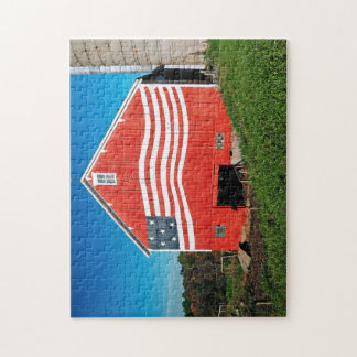 Patriotic Barn Legpuzzel