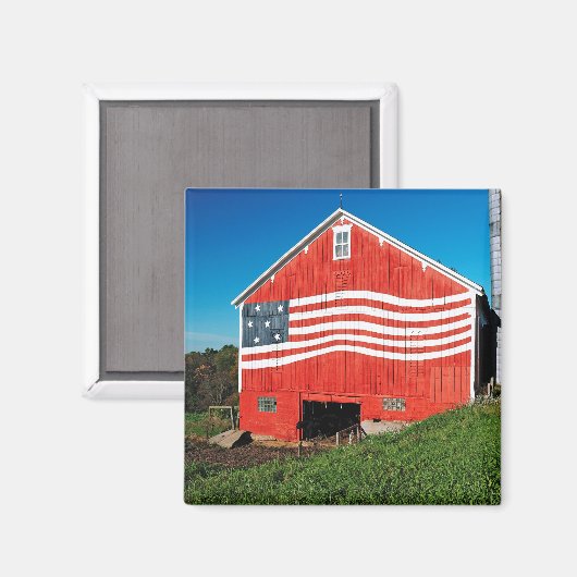 Patriotic Barn Magneet (Voorkant / Achterkant)