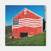 Patriotic Barn Magneet (Voorkant)