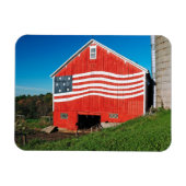 Patriotic Barn Magneet (Horizontaal)