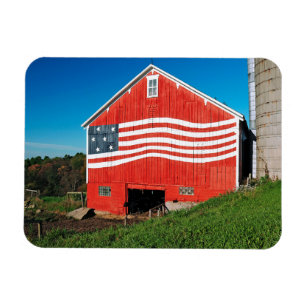 Patriotic Barn Magneet