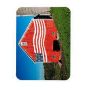 Patriotic Barn Magneet (Verticaal)