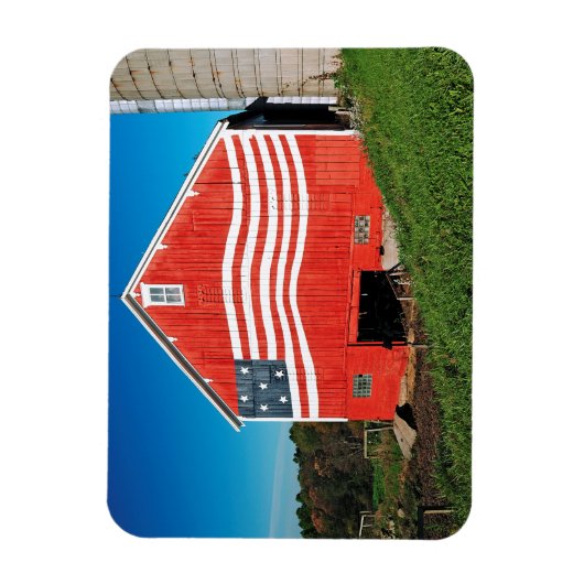 Patriotic Barn Magneet (Verticaal)