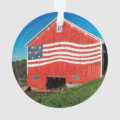 Patriotic Barn Ornament (achterkant)