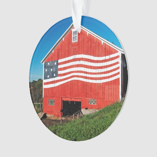 Patriotic Barn Ornament (voorkant)