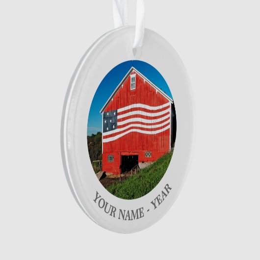 Patriotic Barn Ornament (voorkant)