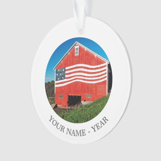 Patriotic Barn Ornament (voorkant)
