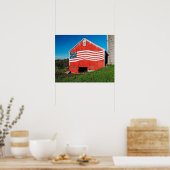 Patriotic Barn Poster (Keuken)