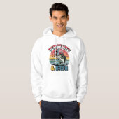 Patriotic Bass Gevist ontwerp Hoodie (Voorkant volledig)