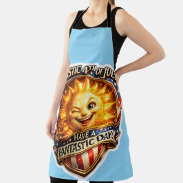 Patriotic BBQ apron Schort