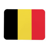 Patriotic Belgian Flag Magneet (Horizontaal)