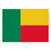 Patriotic Benin Flag (Voorkant Horizontaal)