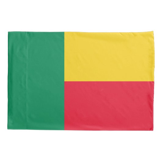 Patriotic Benin Flag Kussensloop (Achterkant)