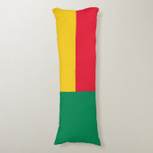 Patriotic Benin Flag Lichaamskussen (Voorkant Verticaal)