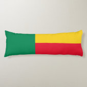 Patriotic Benin Flag Lichaamskussen (Voorkant)