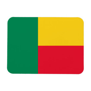 Patriotic Benin Flag Magneet