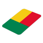Patriotic Benin Flag Magneet (Linkerzijde)