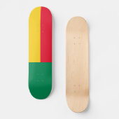 Patriotic Benin Flag Persoonlijk Skateboard (Voorkant)