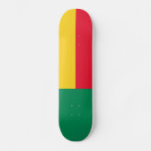 Patriotic Benin Flag Persoonlijk Skateboard (Voorkant)