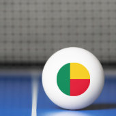 Patriotic Benin Flag Pingpongbal (Net)