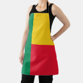 Patriotic Benin Flag Schort (Insitu)