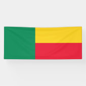 Patriotic Benin Flag Spandoek (Horizontaal)