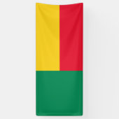 Patriotic Benin Flag Spandoek (Verticaal)