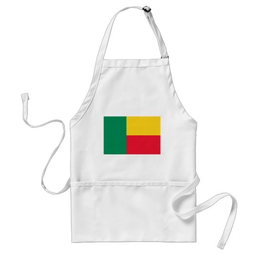 Patriotic Benin Flag Standaard Schort (Voorkant)
